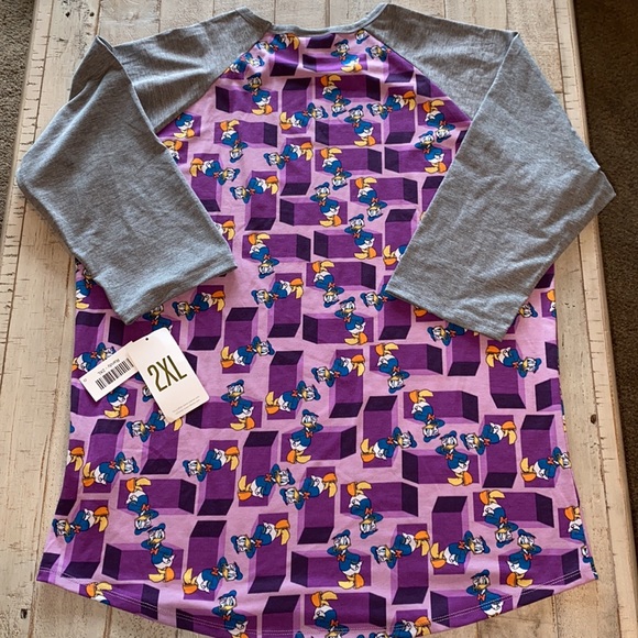 NWT Womens XXL Lularoe Disney Donald Duck Randy - Picture 4 of 4